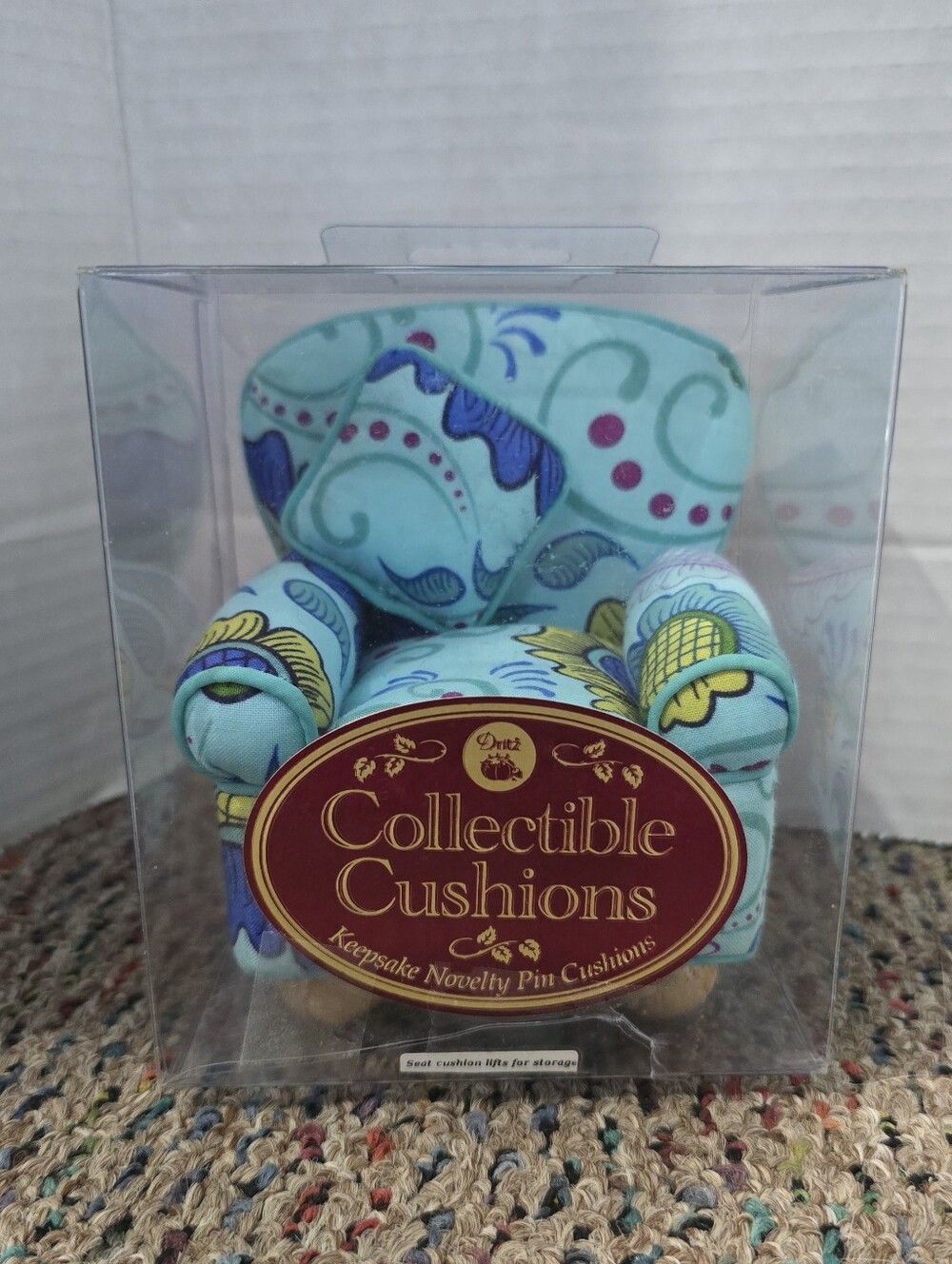 Dritz Sewing Accessories Collectible Cushions Novelty Pin Cushion Chair NEW